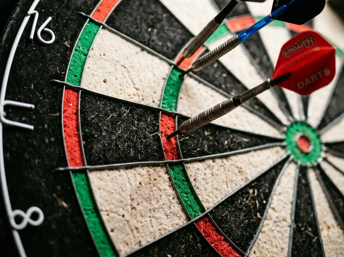 Стрела в двойката за финал на лег - double-out правилото